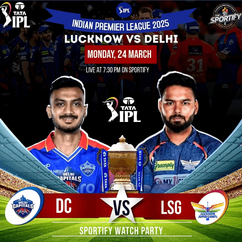 Watch Party - DC vs LSG (IPL 2025)